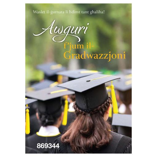 Picture of AWGURI FJUM IL-GRADWAZZJONI KARTOLINA